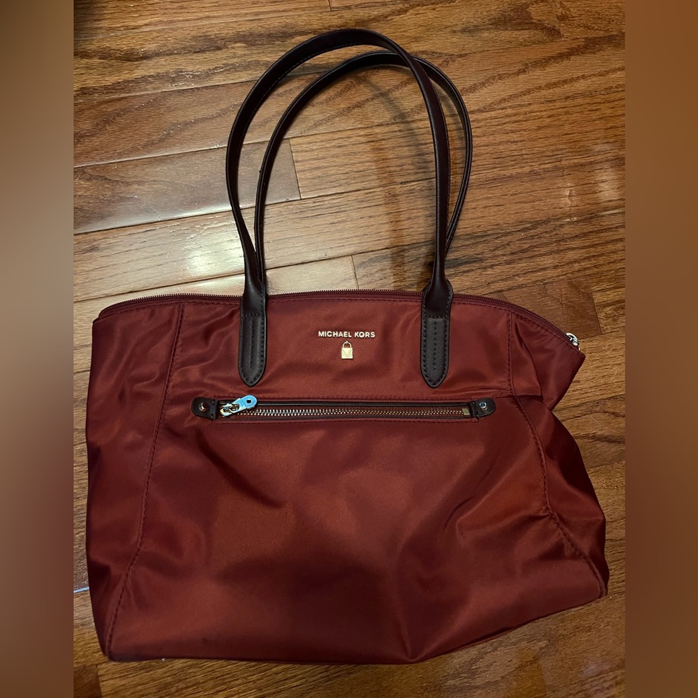 Michael Kors Deep Red Tote Bag